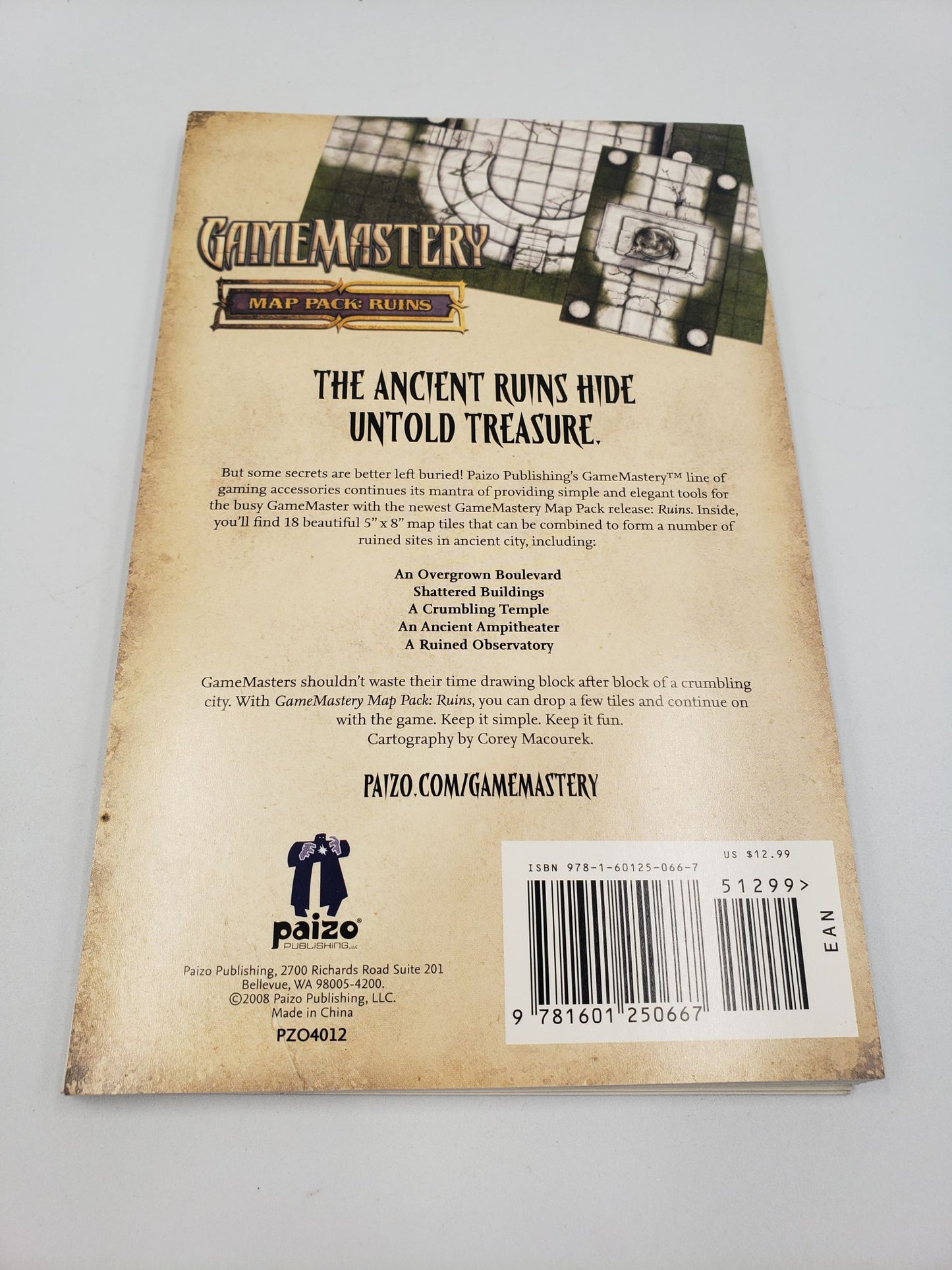 GameMastery Map Pack: Ruins