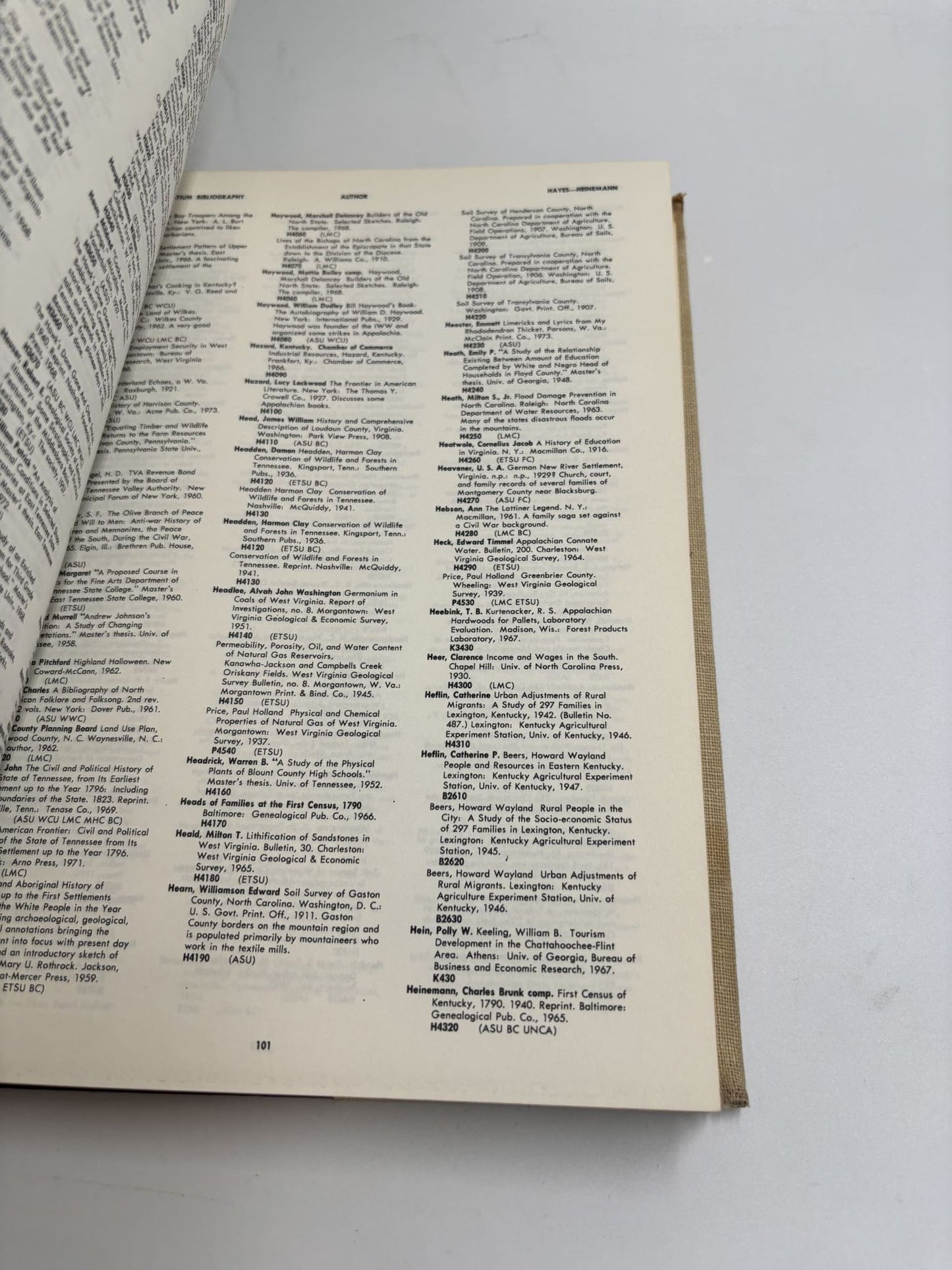 Bibliography Of Southern Appalachia: Appalachian Consortium