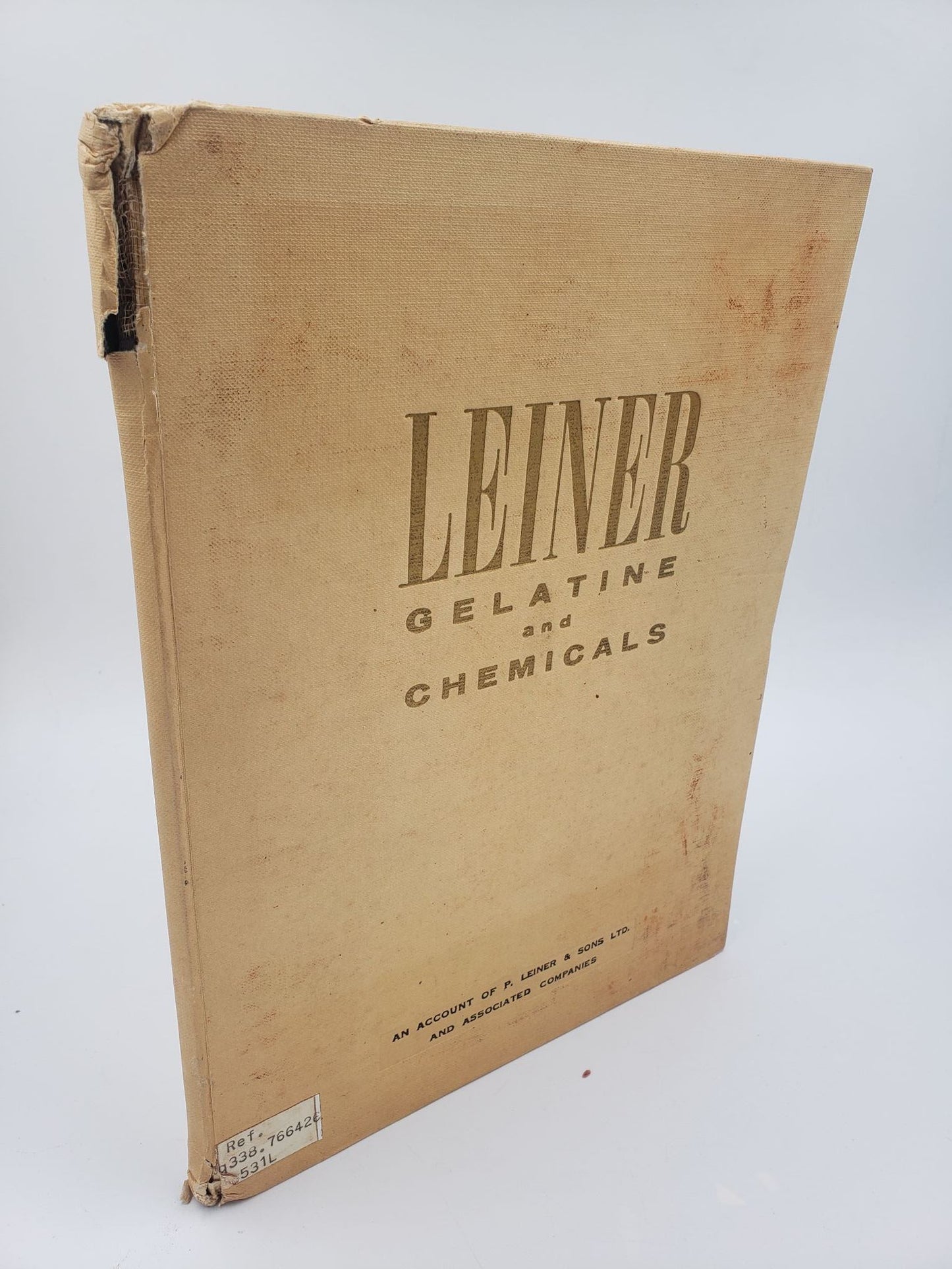 Leiner Gelatine and Chemicals: An Account of P. Leiner and Sons Ltd. and Associated Companies