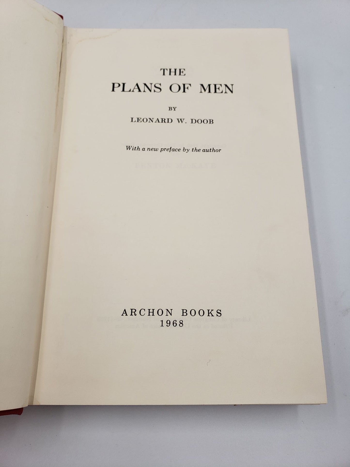 The Plans Of Men