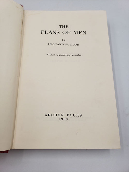 The Plans Of Men