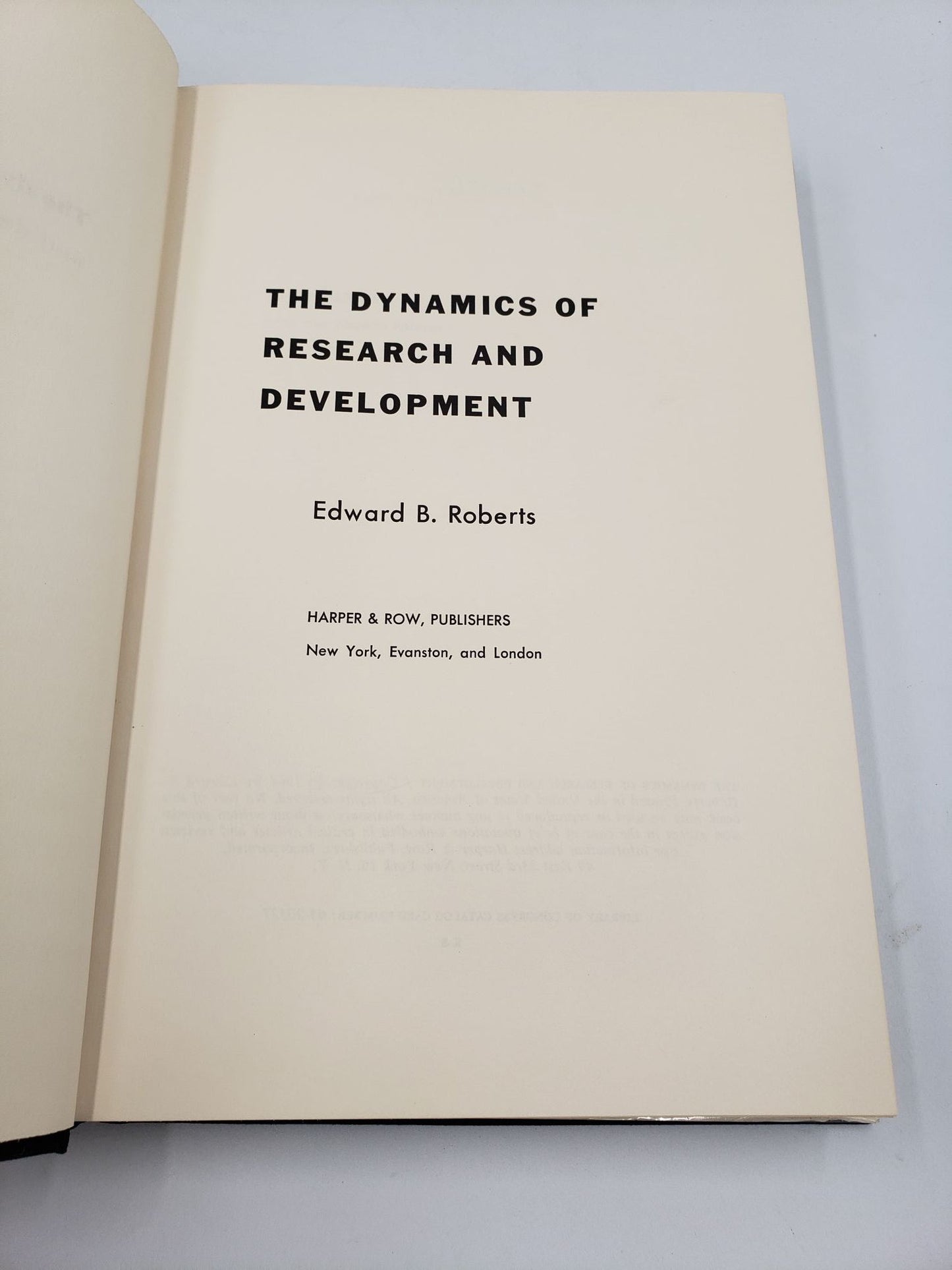 The Dynamics Of Research And Development