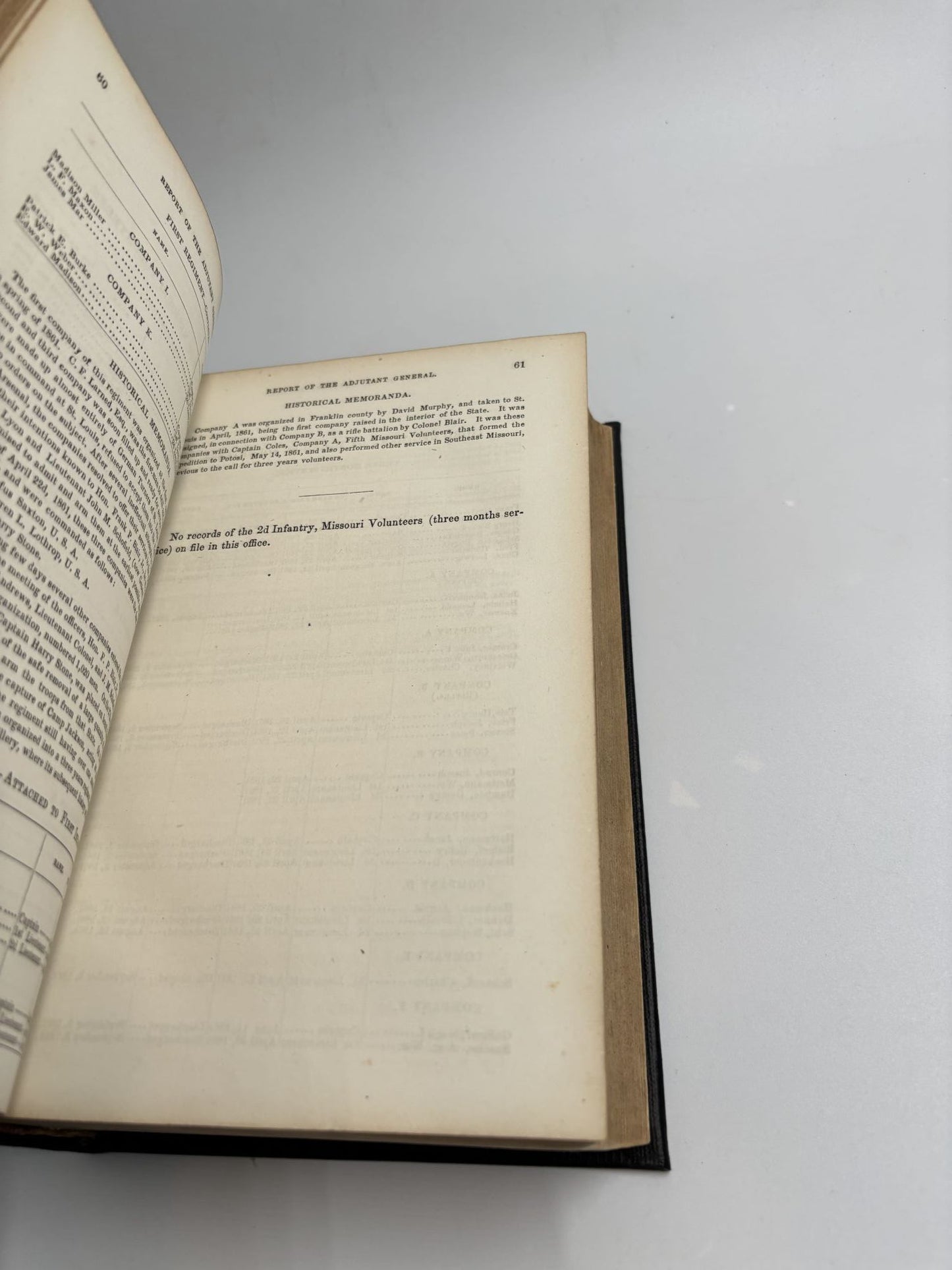 Annual Report Of The Adjutant General Of Missouri For The Year Ending December 31, 1865