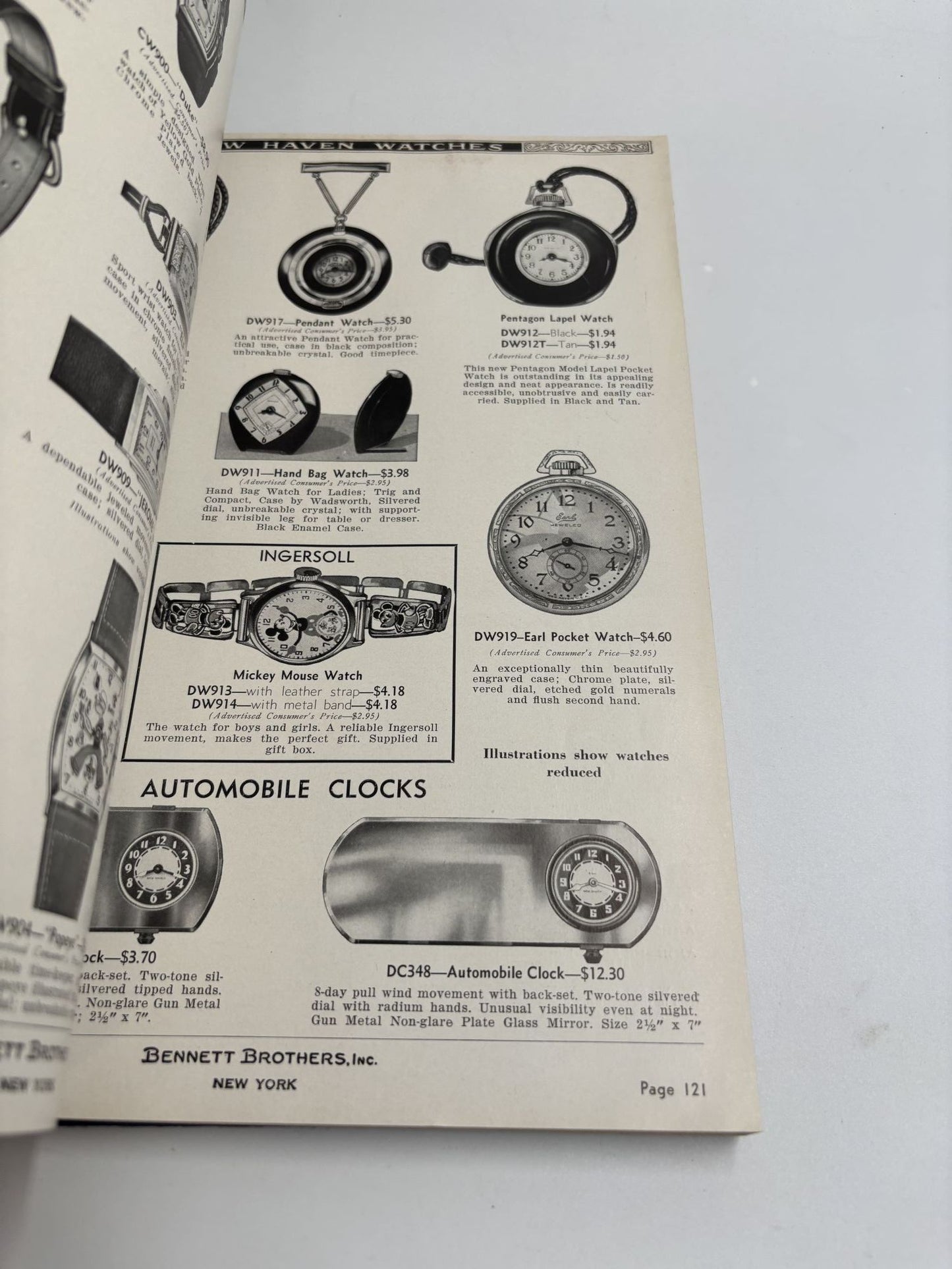 Bennett Brothers, Inc.: Importers-Distributors: Jewelry & Giftware: Blue Book 1937