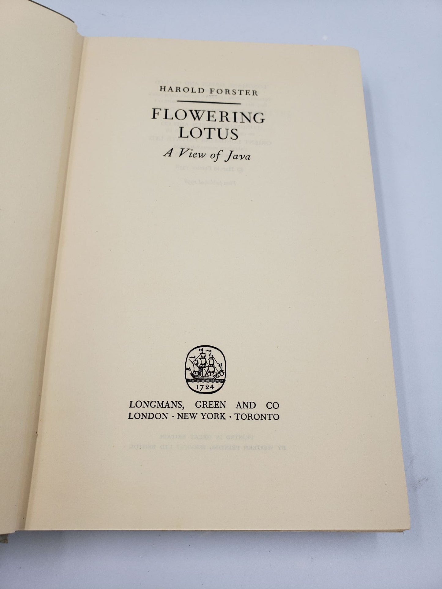 Flowering Lotus: A View of Java