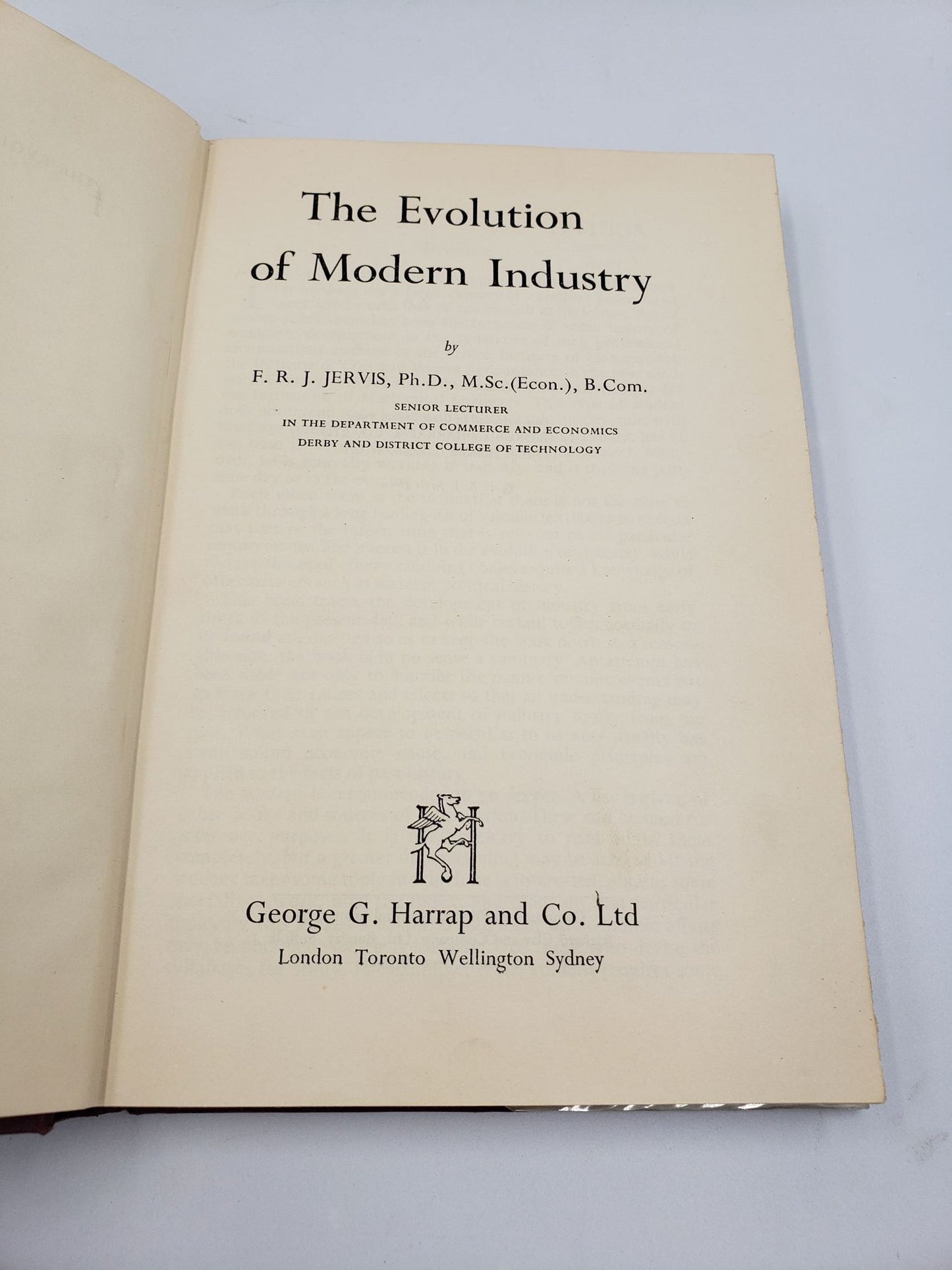 The Evolution of Modern Industry