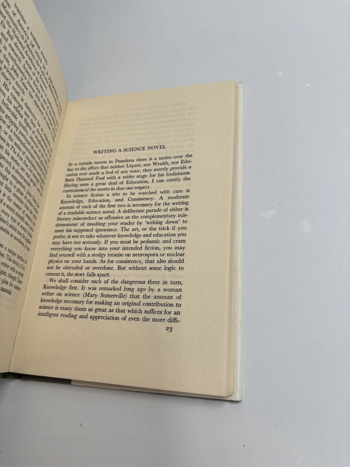 Of Worlds Beyond: The Science Of Science Fiction Writing: A Symposium