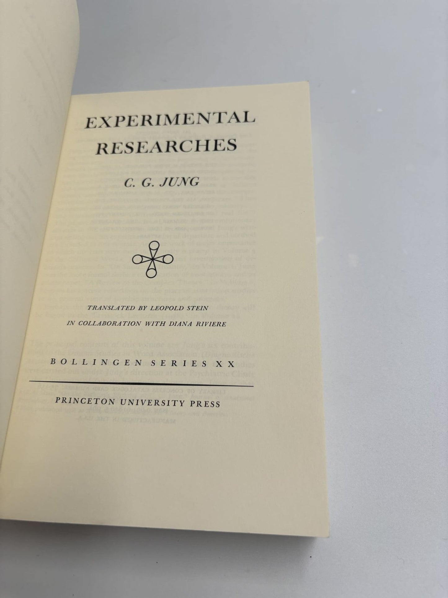 Collected Works of C. G. Jung, Volume 2: Experimental Researches