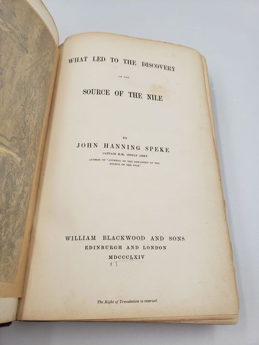 What Led To The Discovery Of The Source Of The Nile