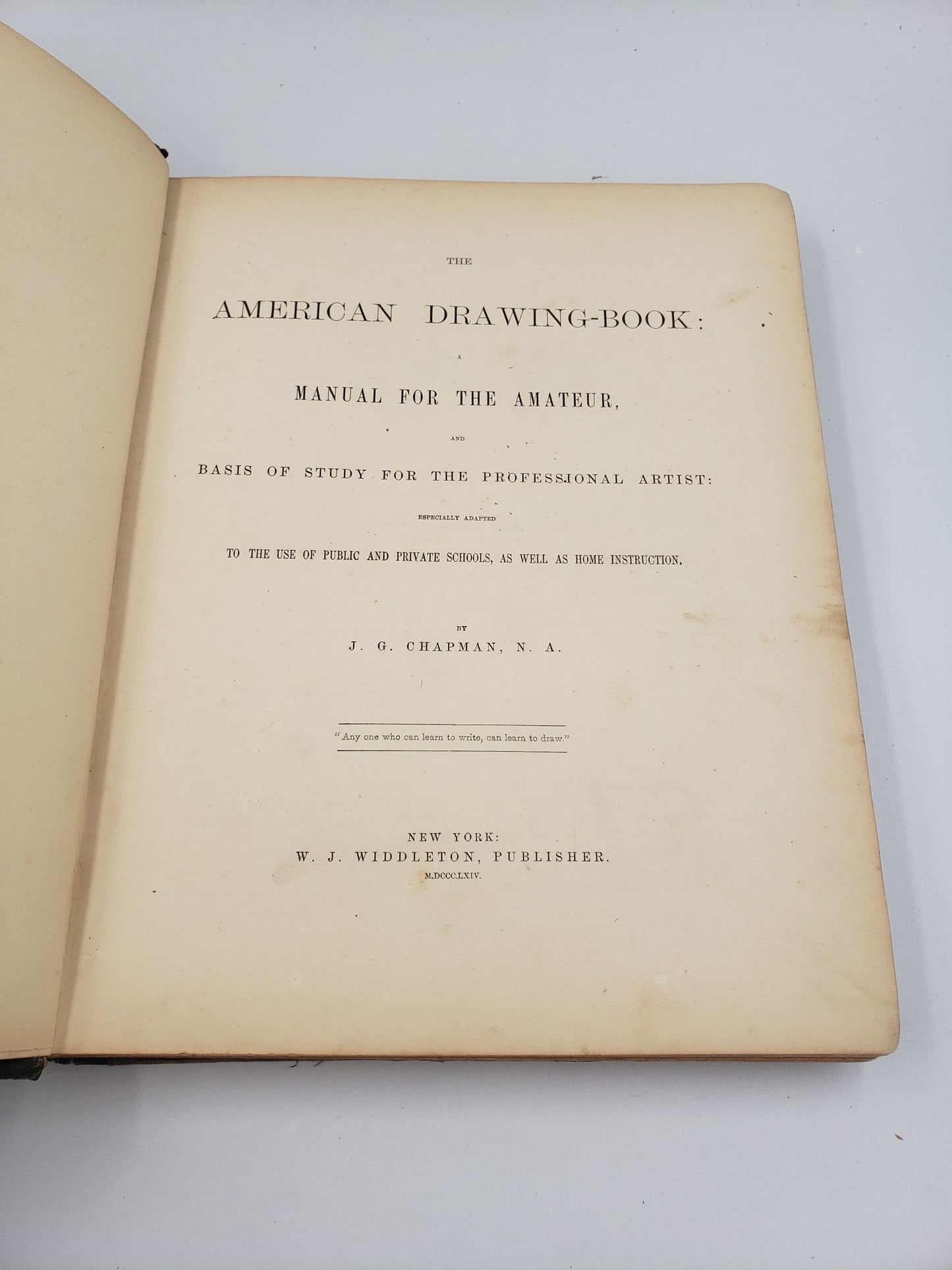 The American Drawing-Book: Manual For The Amateur