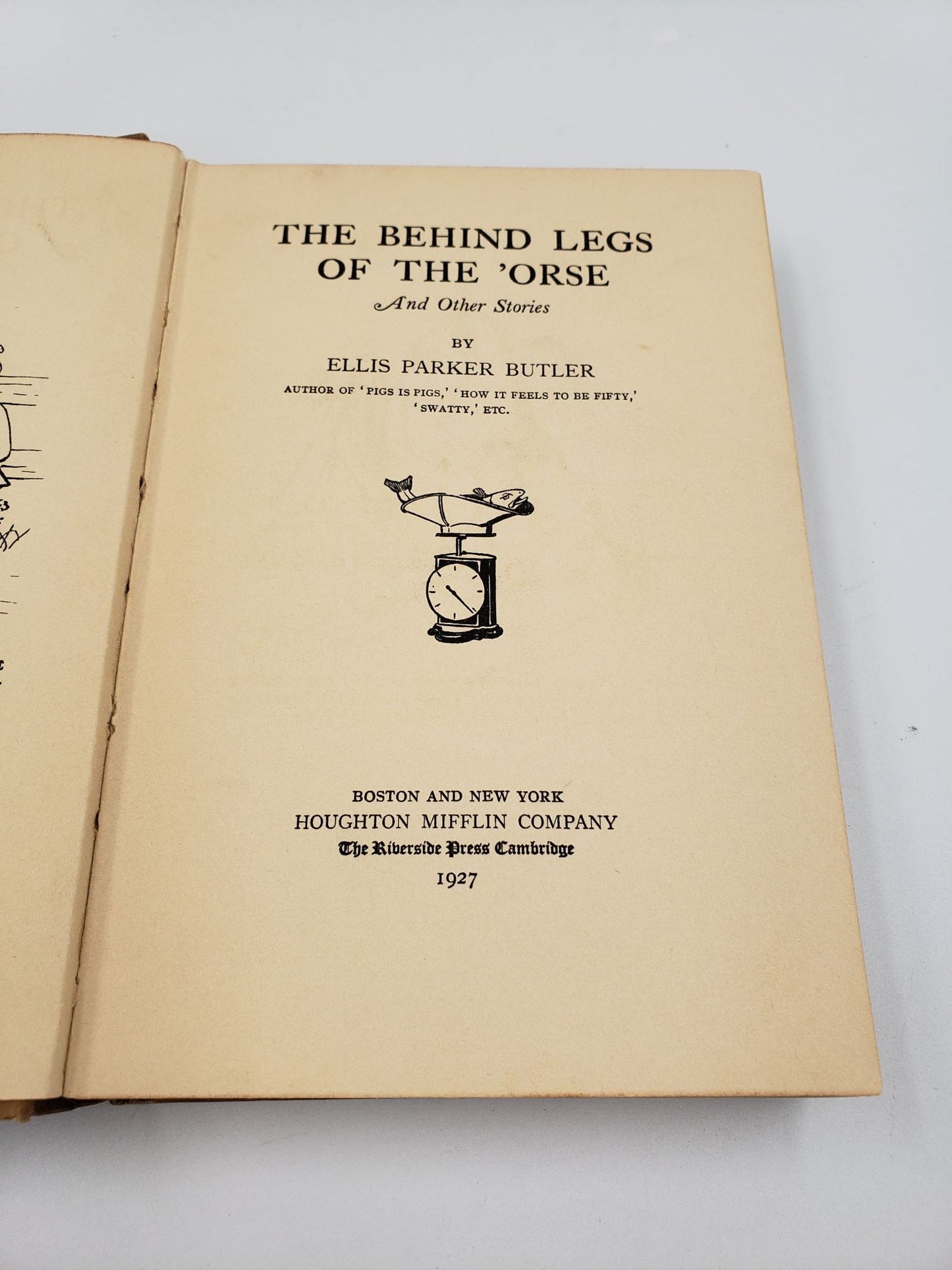 The Behind Legs Of The 'Orse: And Other Stories