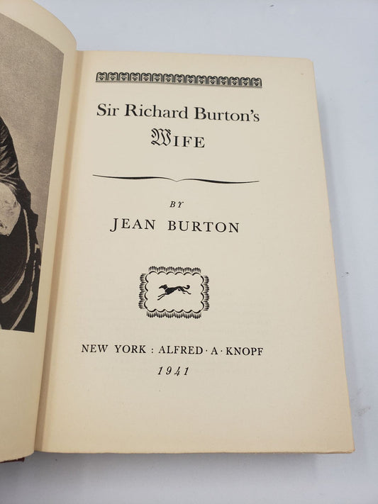 Sir Richard Burton's Wife