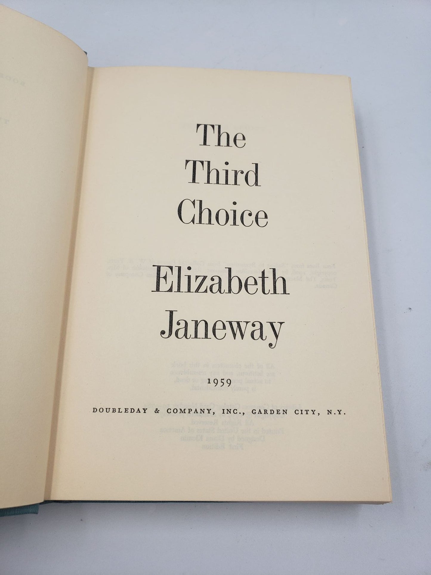 The Third Choice