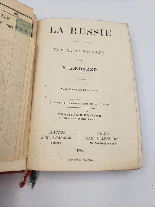 La Russie: Manuel Du Voyageur