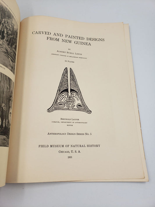 Carved And Painted Designs From New Guinea