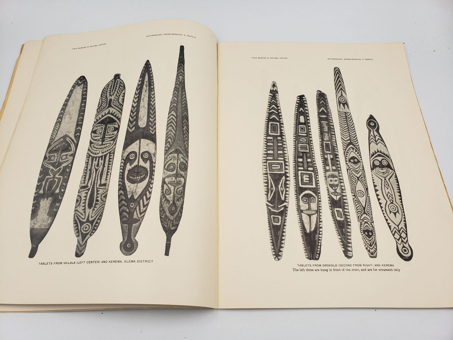 Carved And Painted Designs From New Guinea