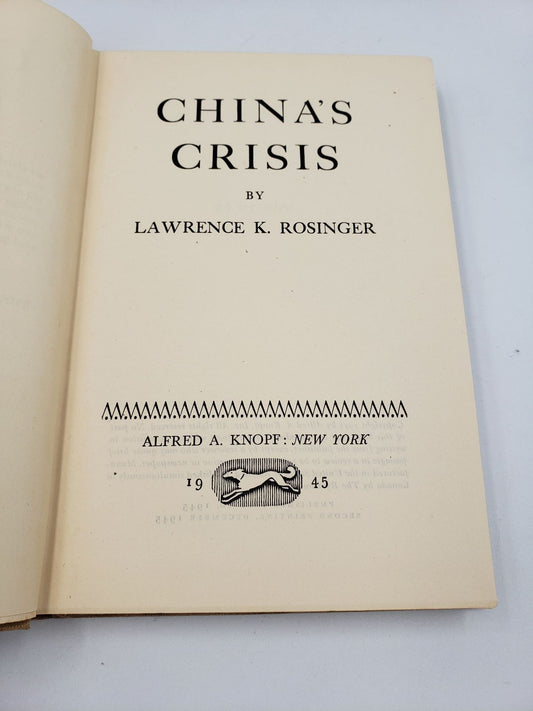 China's Crisis