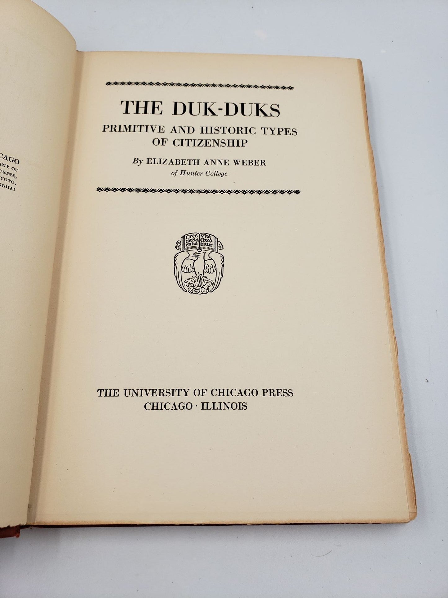 The Duk-Duks: Primitive and Historic Types of Citizenship
