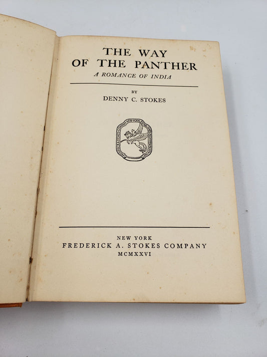 The Way Of The Panther: A Romance of India
