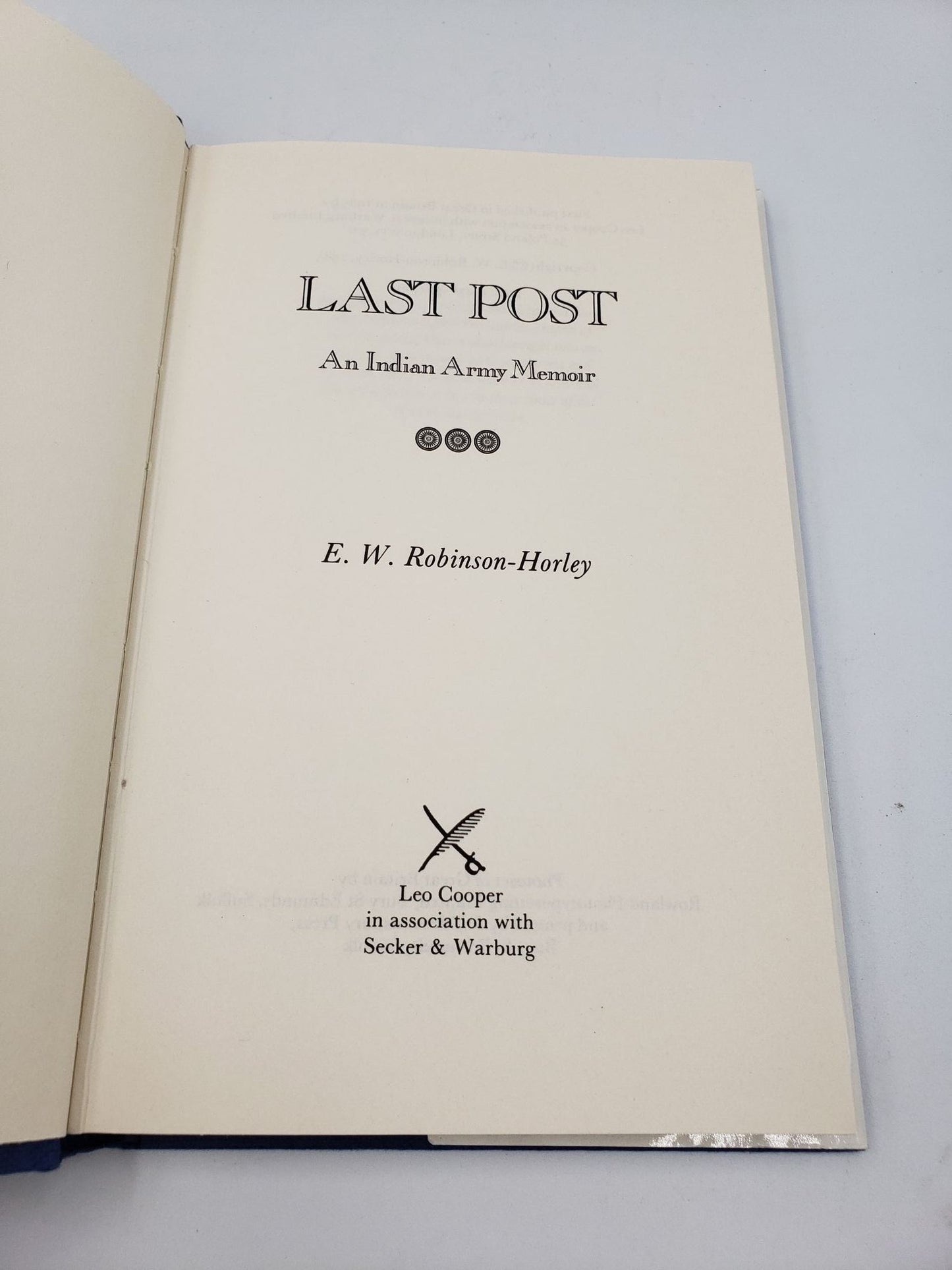 Last Post: An Indian Army Memoir