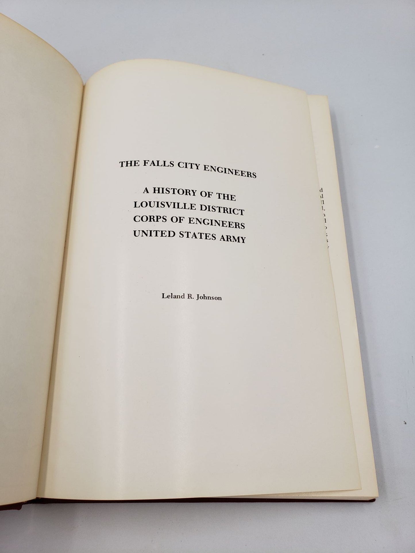 The Falls City Engineers: A History of the Louisville District Corps of Engineers United States Army