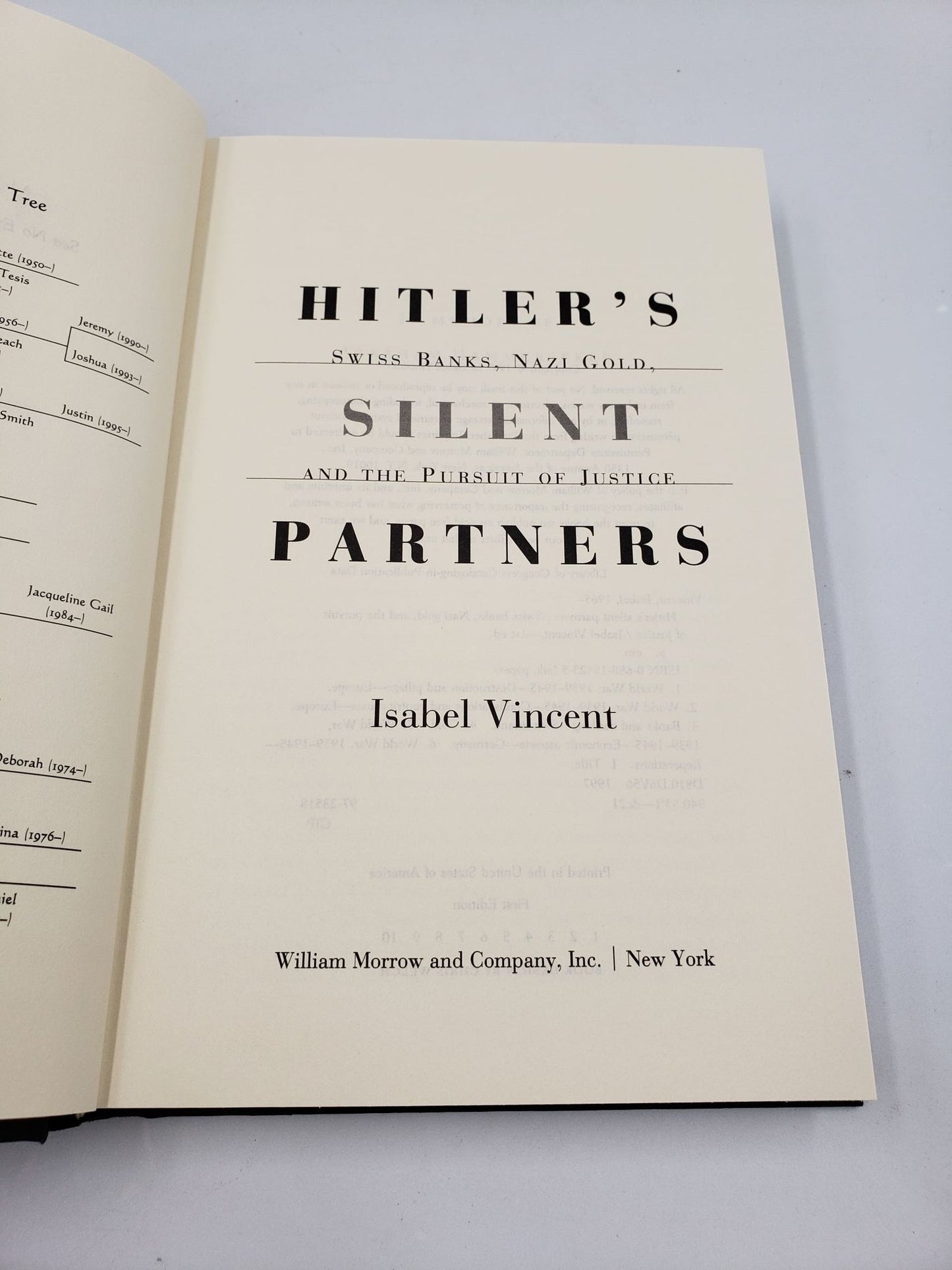 Hitler's Silent Partners: Swiss Banks, Nazi Gold, and the Pursuit of Justice