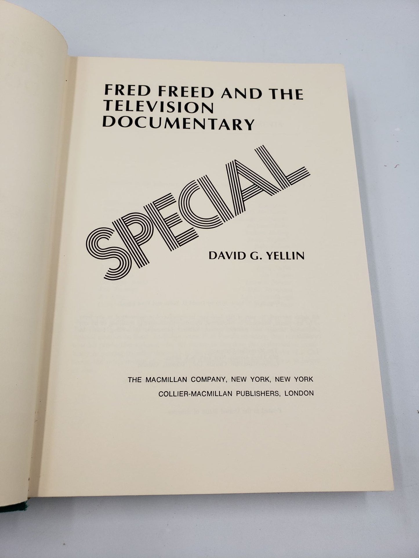 Special: Fred Freed and the Television Documentary