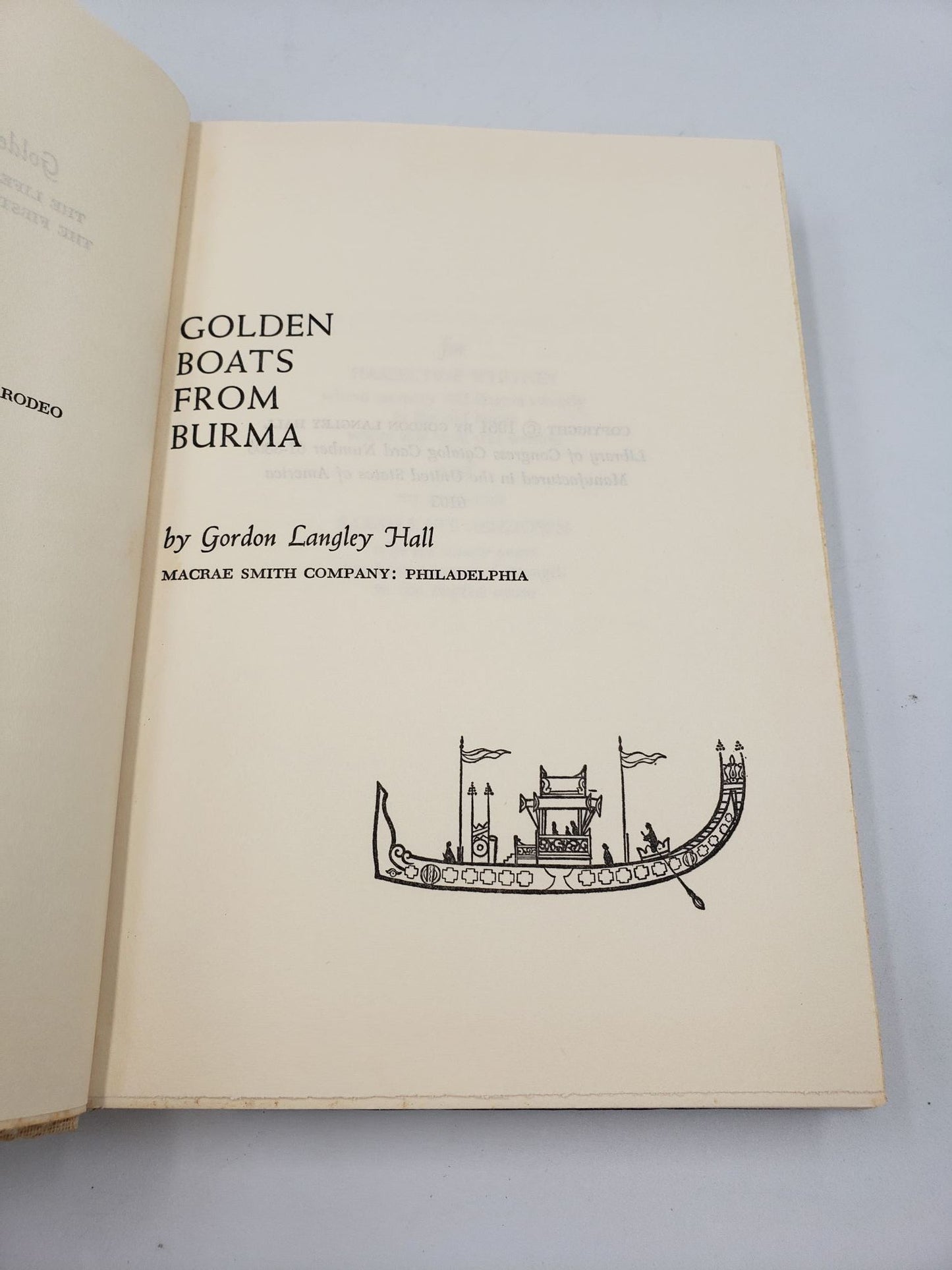 Golden Boats from Burma