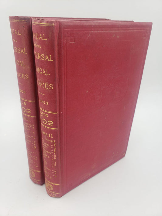 Annual of the Universal Medical Sciences: A Yearly Report of he Progress of the General Sanitary Sciences Throughout the World (2 Vol. Set)