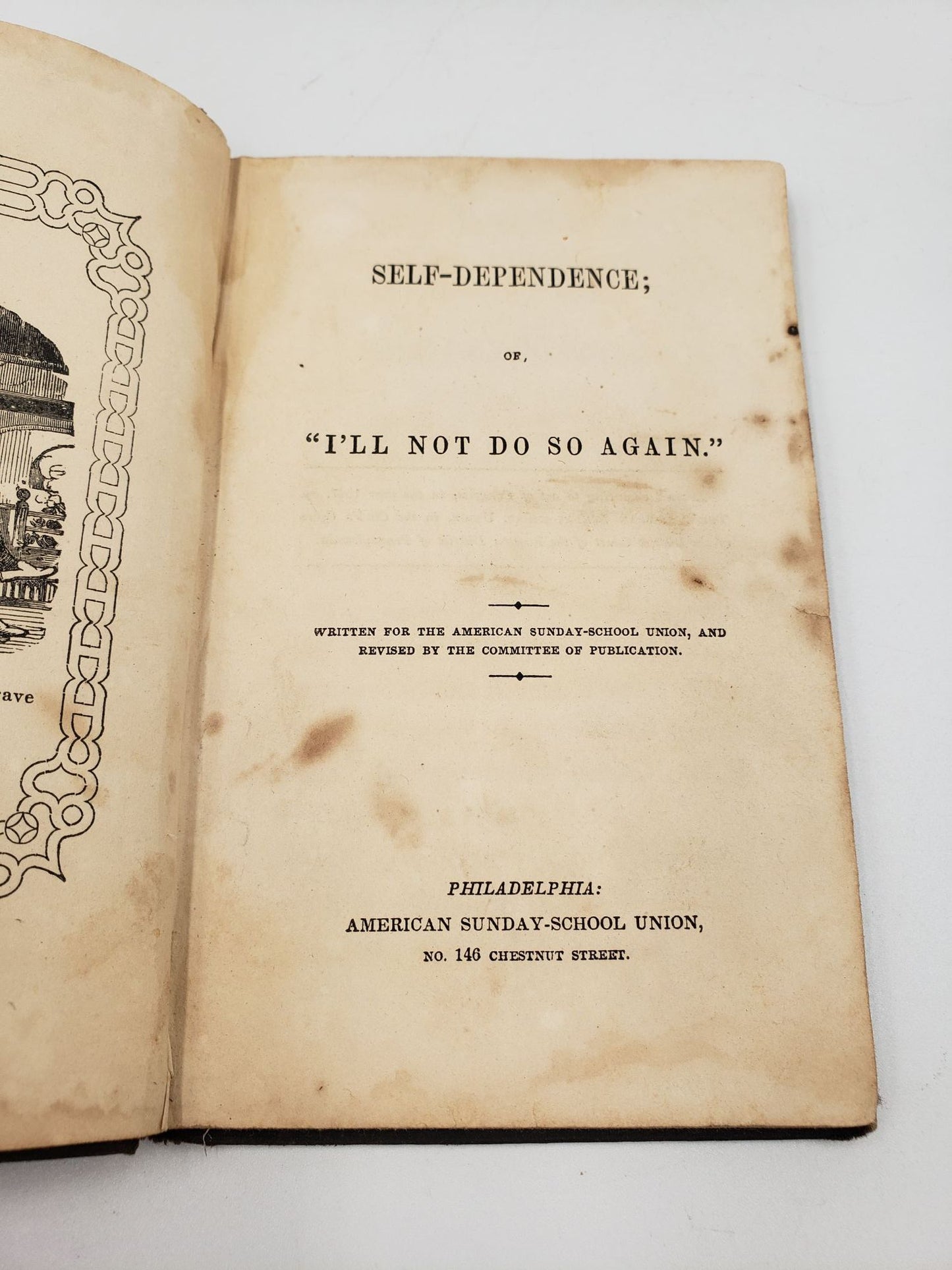 Self-Dependence: Or, "I'll Not Do So Again"