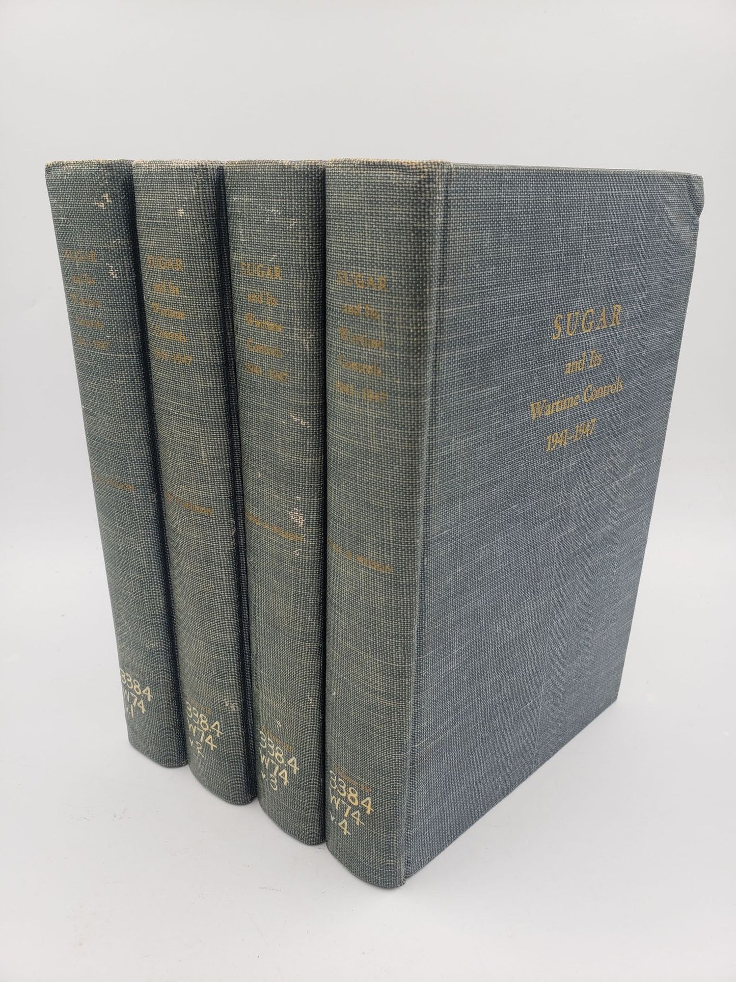 Sugar and Its Wartime Controls: 1941 - 1947 (4 Volume Set)