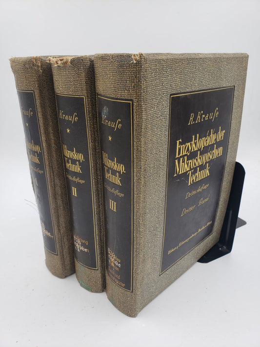 Enzyklopädie der Mikroskopischen Technik (3 Volume Set)