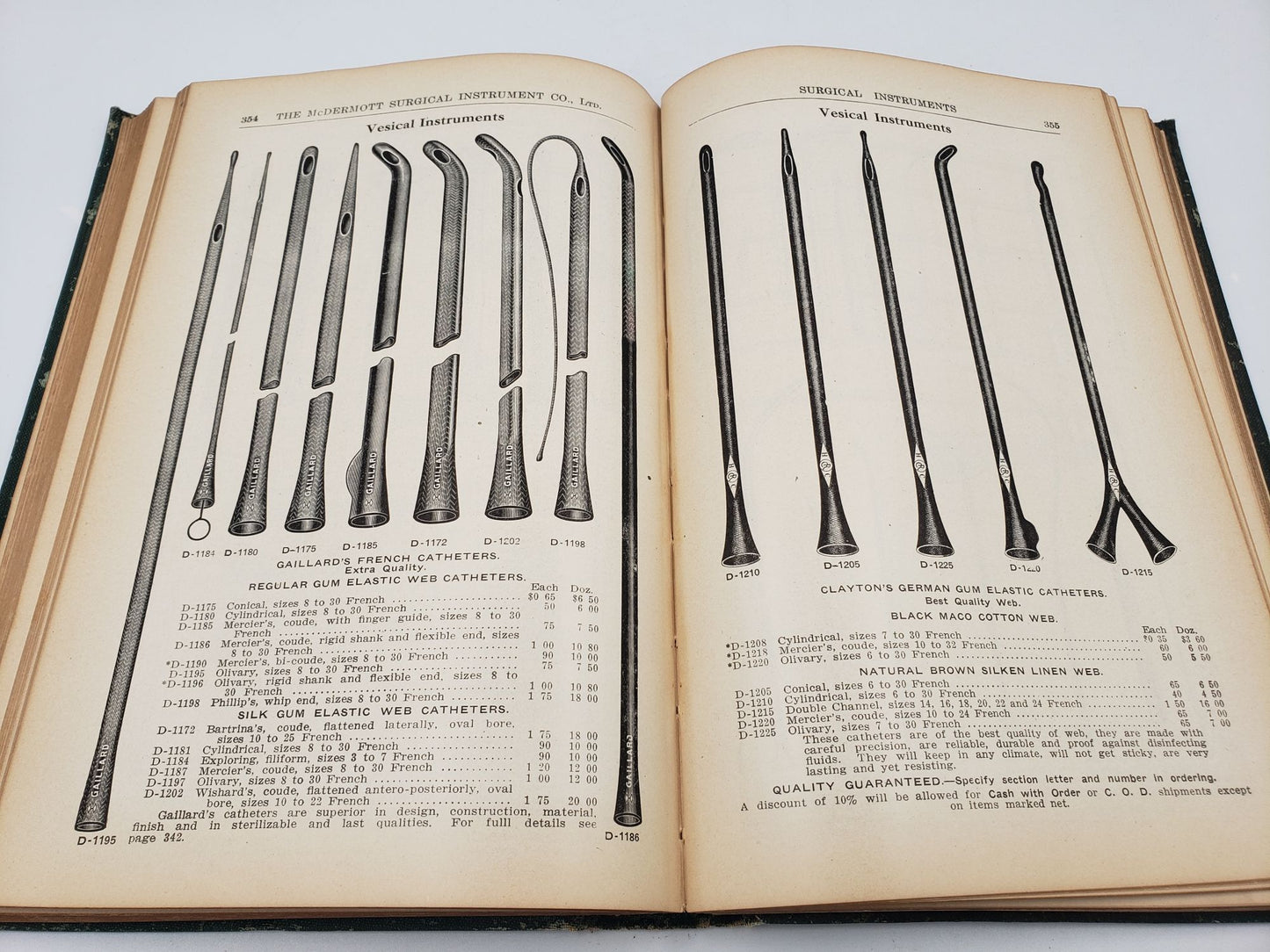 McDermott Catalogue of Surgical Supplies
