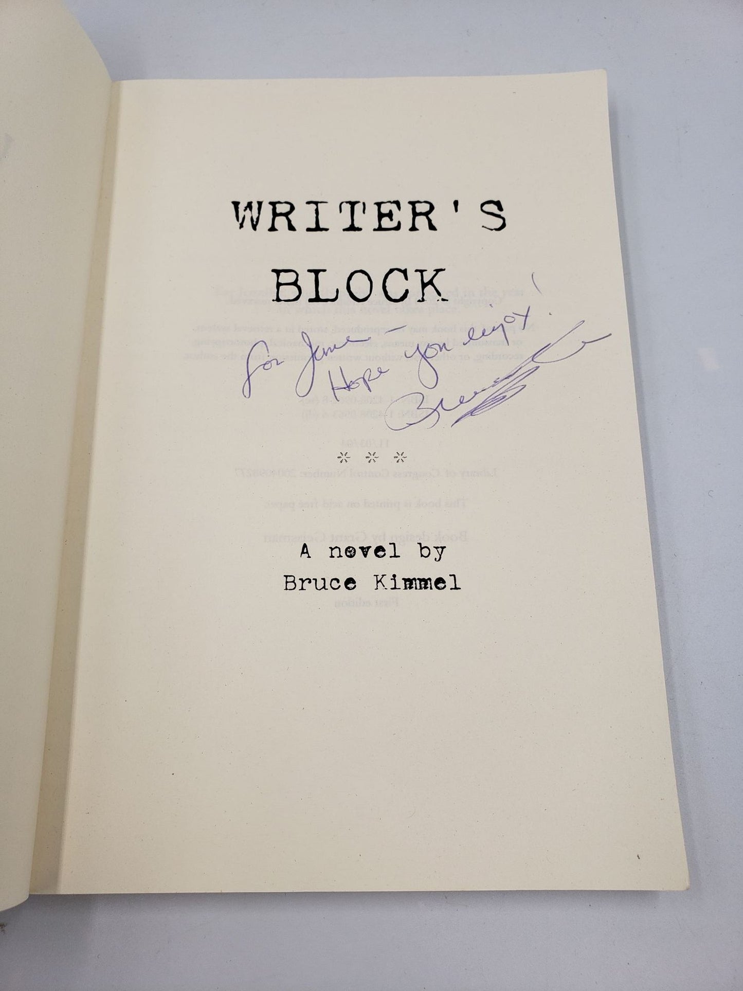 Writer's Block: A Mystery