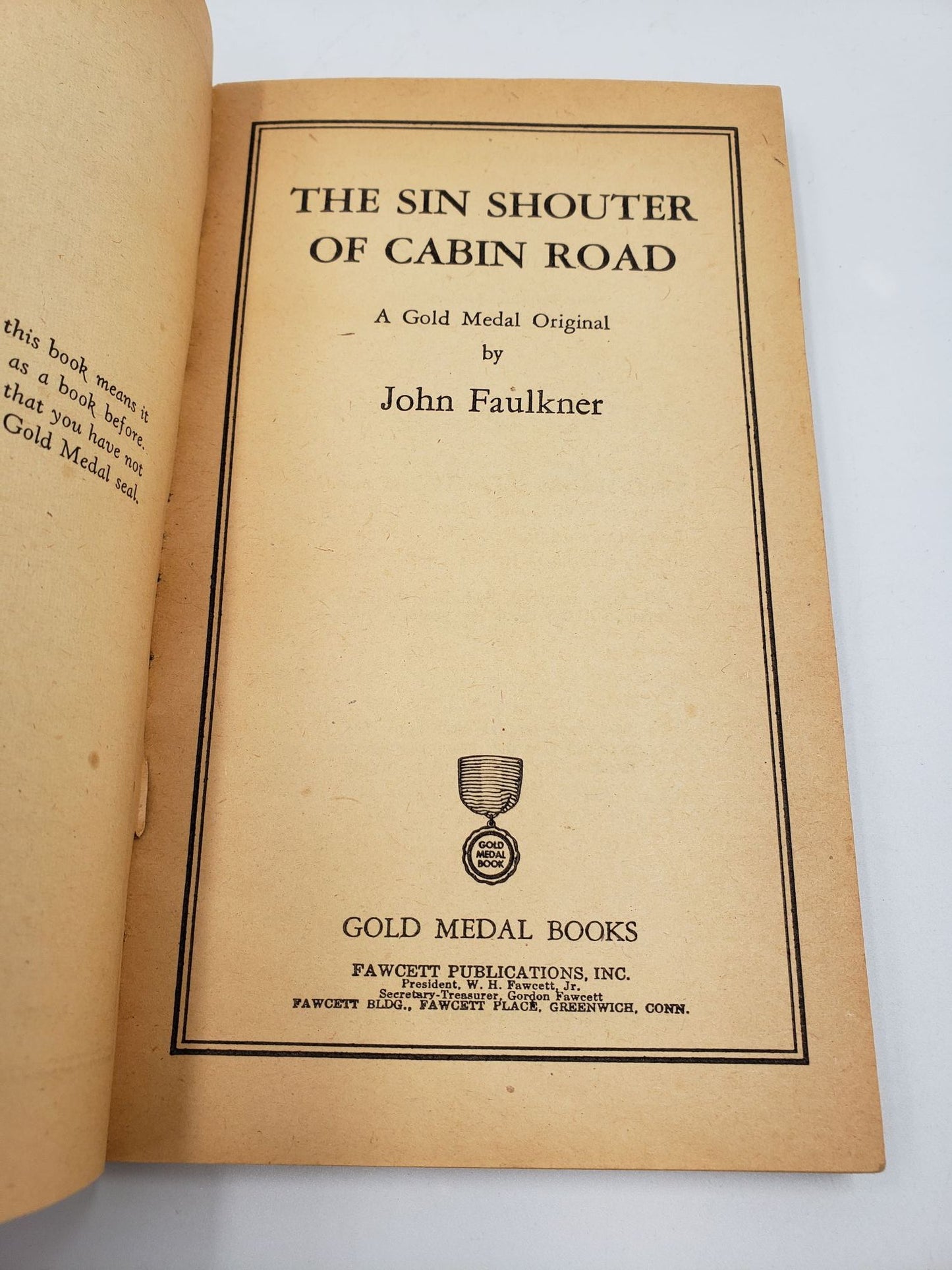 The Sin Shouter of Cabin Road