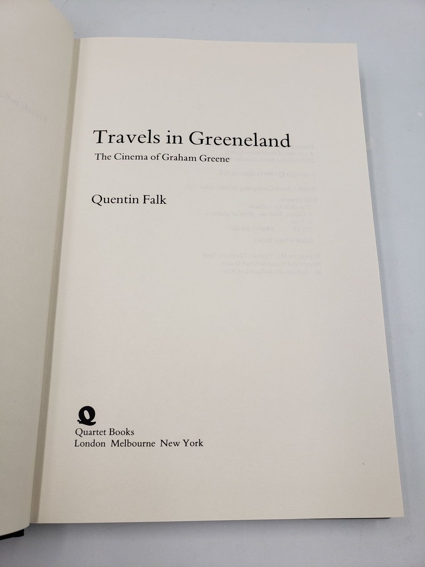 Travels In Greenland: The Cinema Of Graham Greene