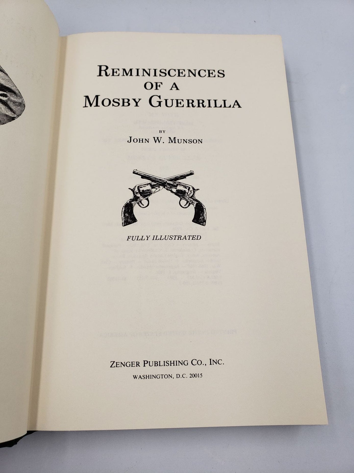 Reminiscences of a Mosby Guerrilla