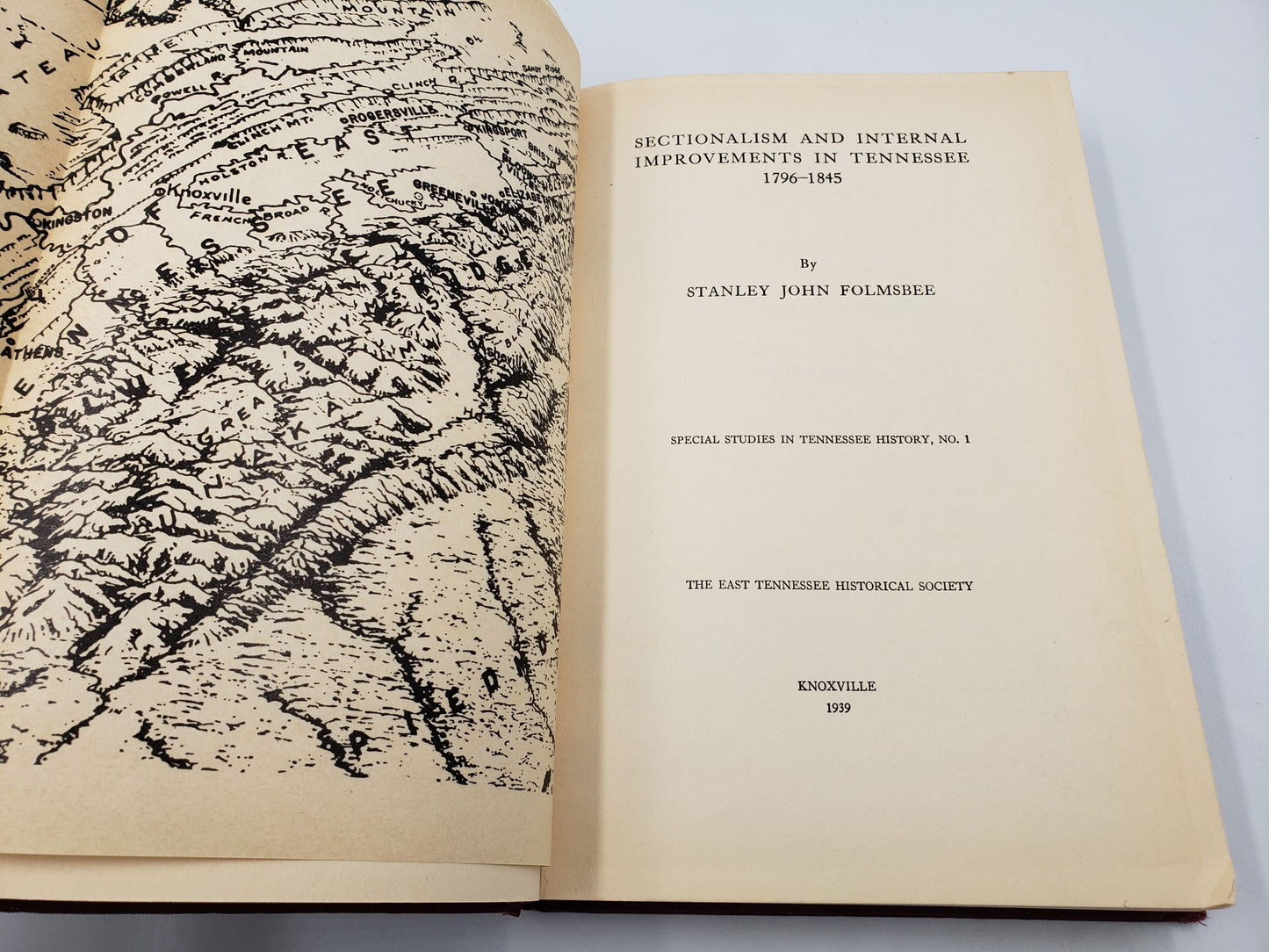 Sectionalism And Internal Improvements In Tennessee 1796-1845