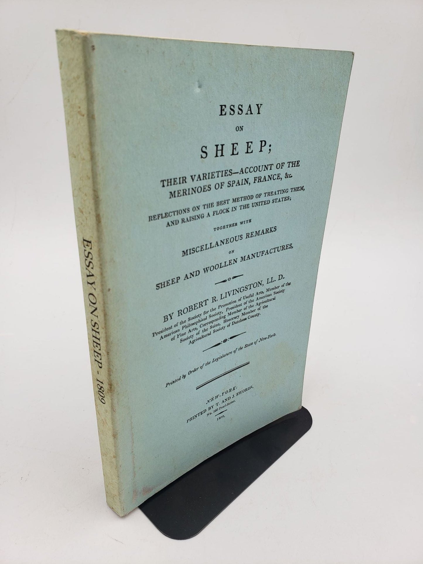 Essay On Sheep; Their Varieties - Account of the Merinoes of Spain, France, &c.