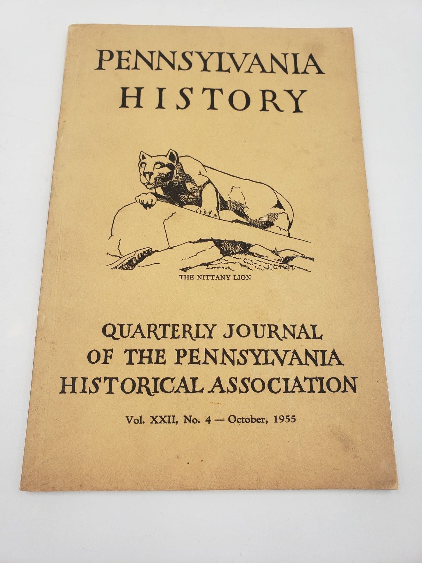 Pennsylvania History: Quarterly Journal (Vol. XXI, No. 1 - 4)