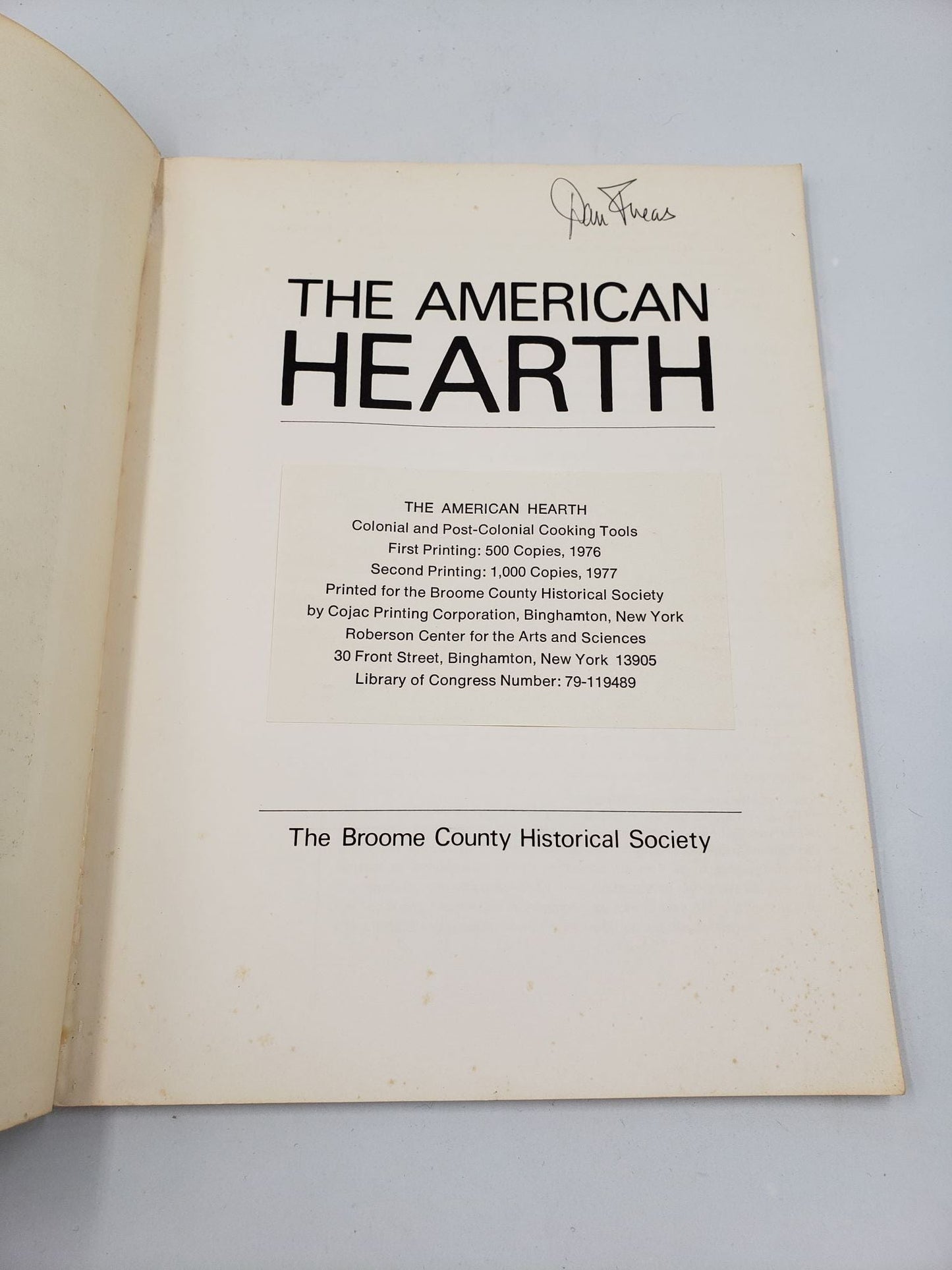 The American Hearth: Colonial and Post-colonial Cooking Tools