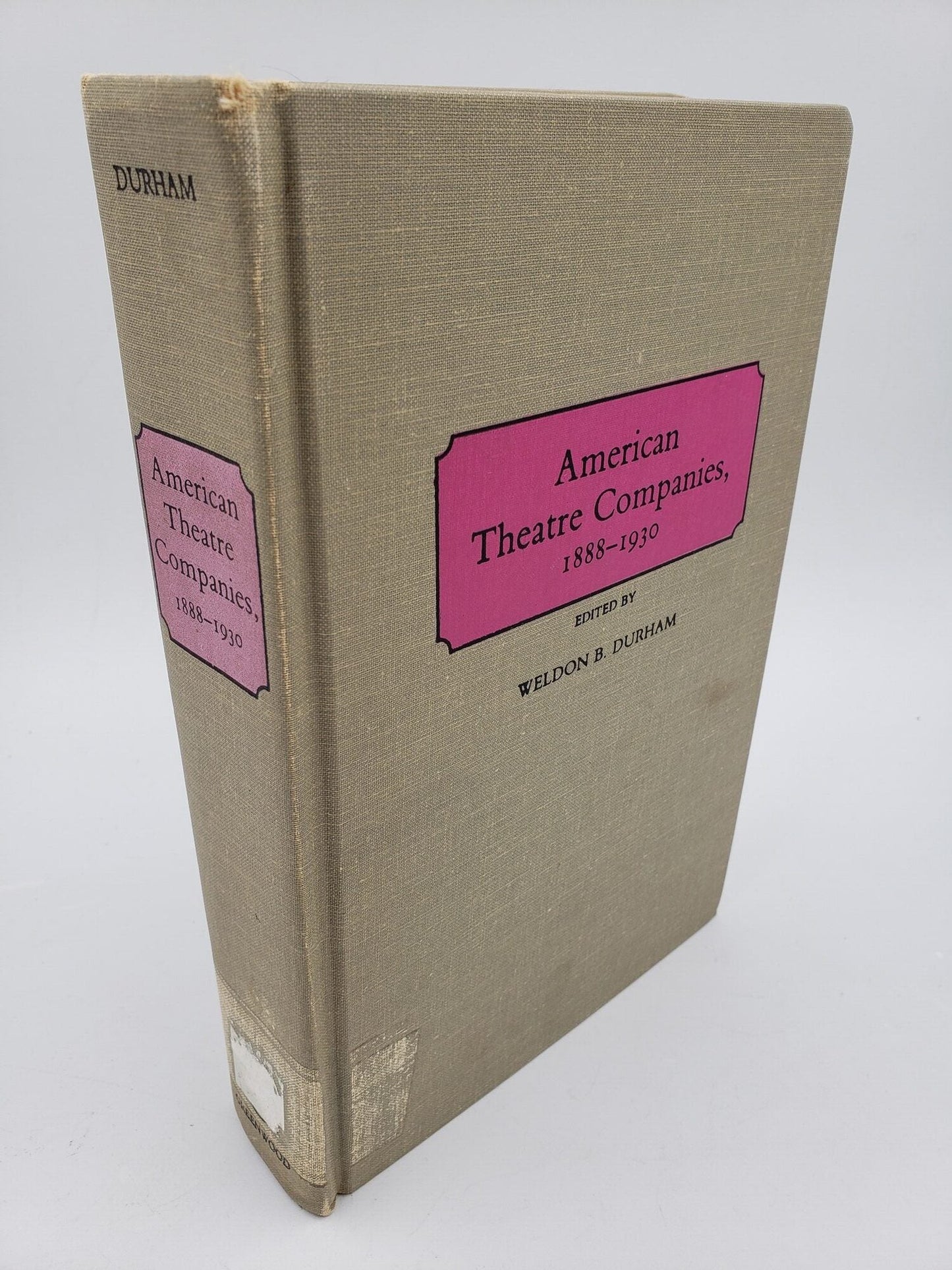 American Theatre Companies, 1888-1930