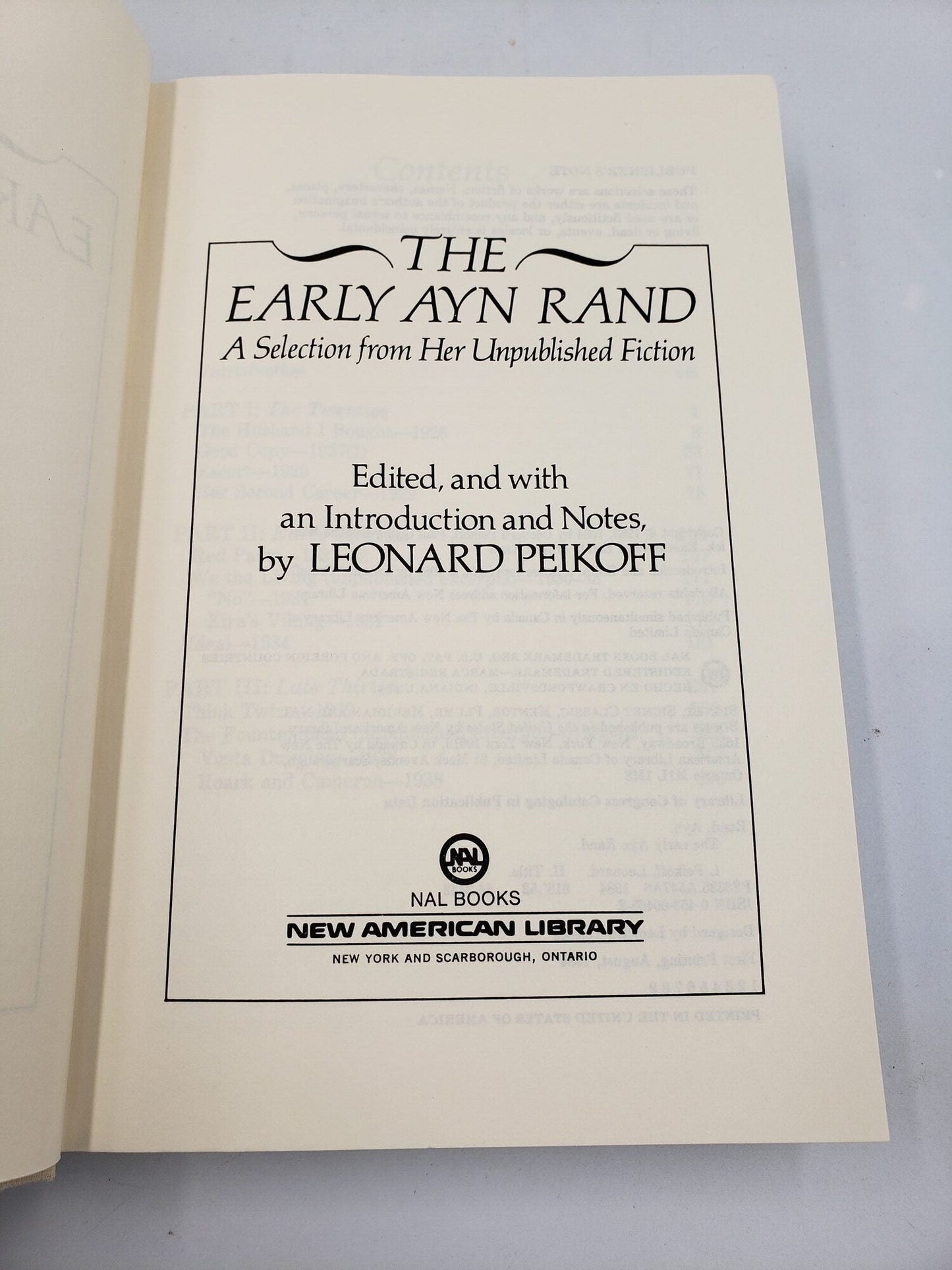 The Early Ayn Rand: A Selection From Her Unpublished Fiction