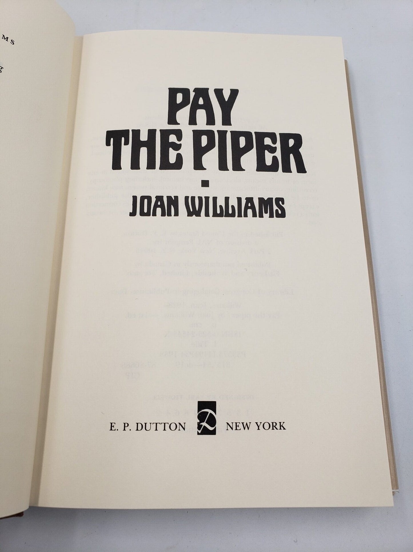 Pay The Piper: A Novel