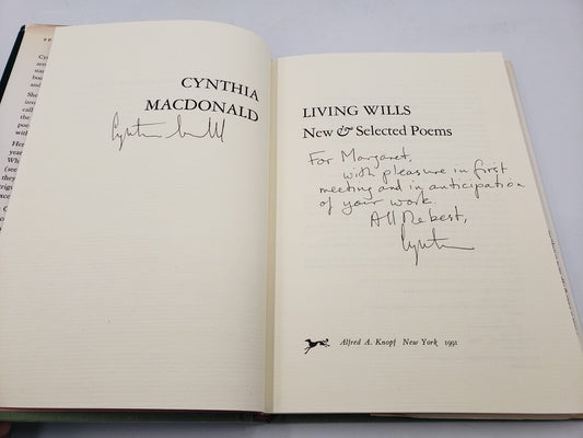 Living Wills: New and Selected Poems