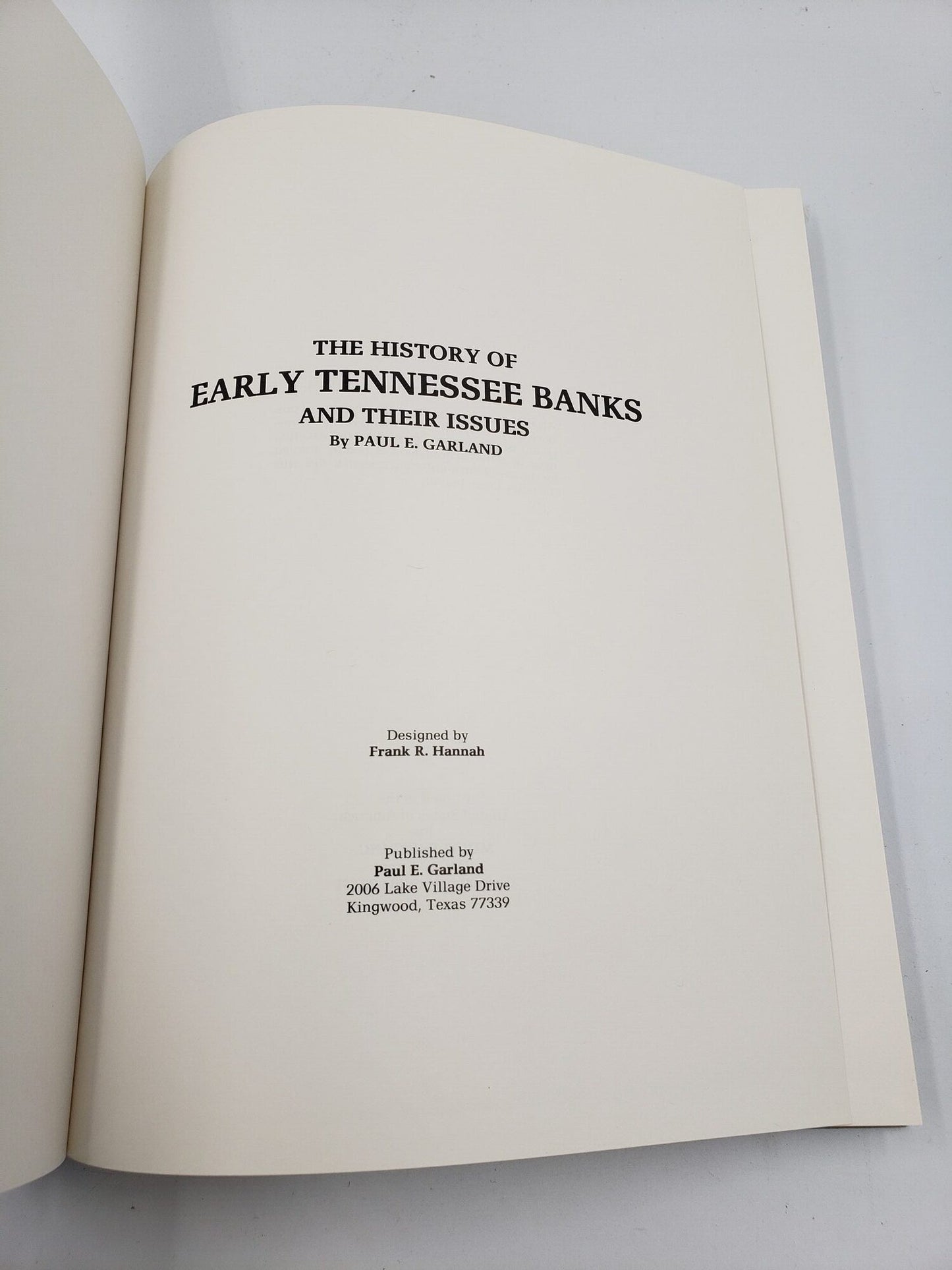 The History of Early Tennessee Banks and Their Issues