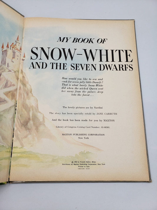 My Book of Snow-White and The Seven Dwarfs