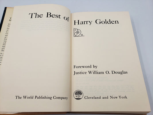 The Best of Harry Golden