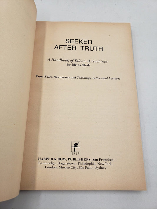 Seeker After Truth: A Handbook of Tales and Teachings