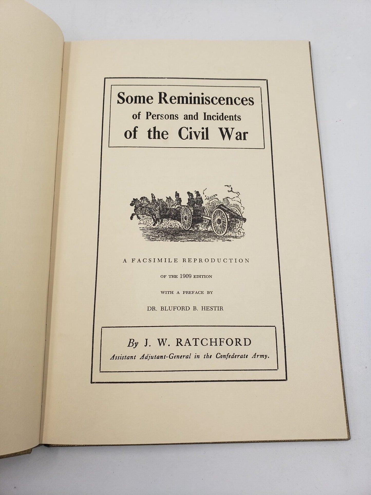 Some Reminiscences of Persons and Incidents of the Civil War